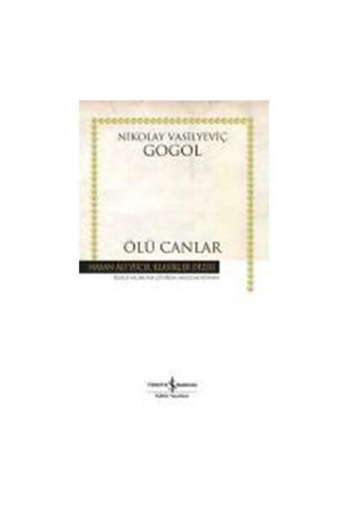 Iş Kültür Ölü Canlar (k.kapak)