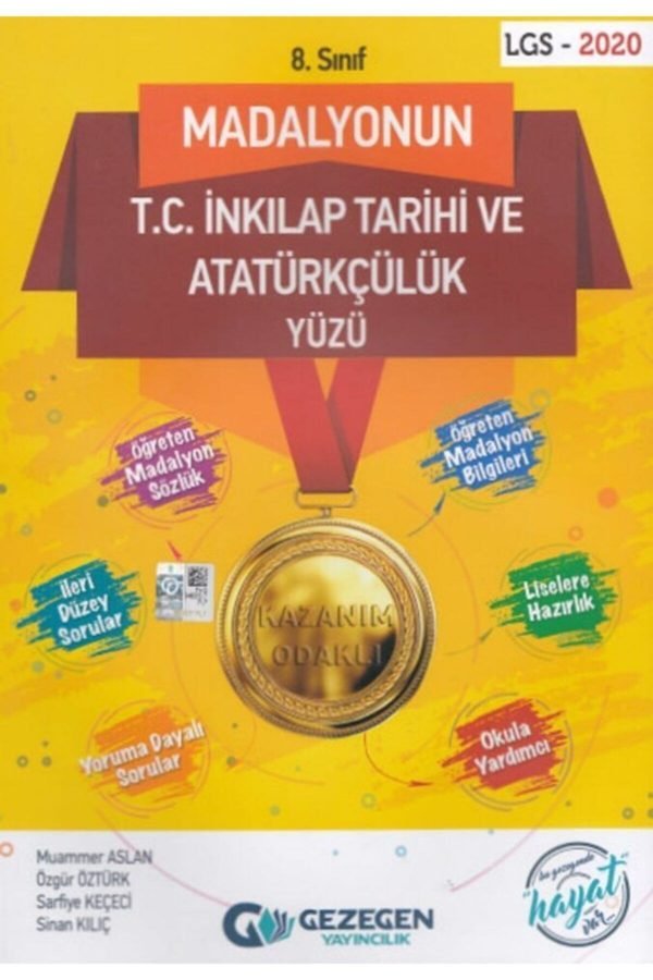 8. Sınıf Lgs Madalyonun T.c. Inkılap Tarihi Ve Atatürkçülük Yüzü Gezegen Yayıncılık