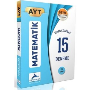 Paraf Yayınları Ayt Matematik Video Çözümlü 15 Deneme