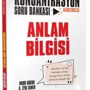 Konsantrasyon Soru Bankası Anlam Bilgisi