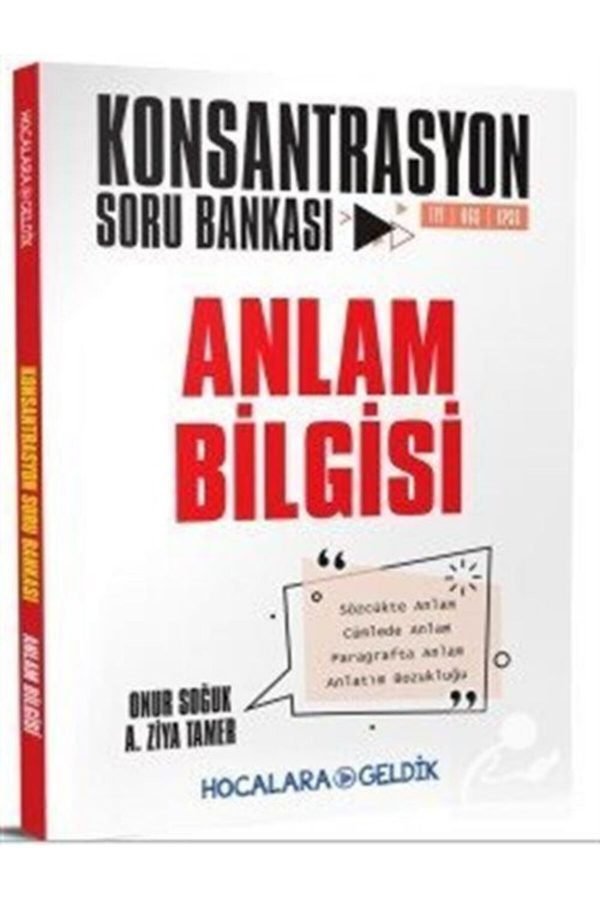 Konsantrasyon Soru Bankası Anlam Bilgisi