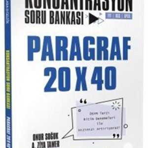 Konsantrasyon Soru Bankası Paragraf 20x40