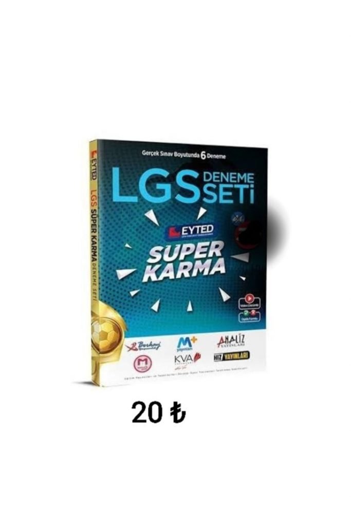 Eyted Yayınları 8. Sınıf Lgs Süper Karma 6 Deneme Seti