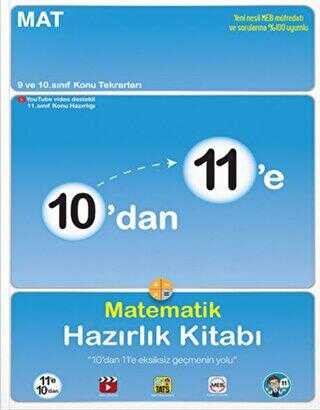 Tonguç 10'dan 11'e Matematik Hazırlık Kitabı