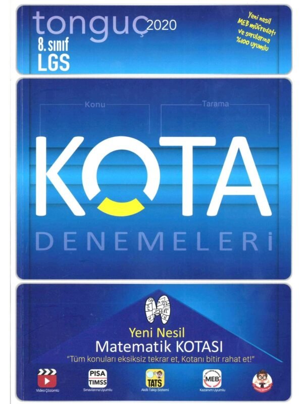 Tonguç 8 Sınıf Kota Matematik Denemeleri