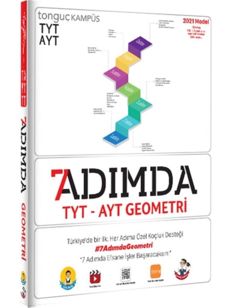Tonguç Akademi 7 Adımda TYT AYT Geometri Soru Bankası