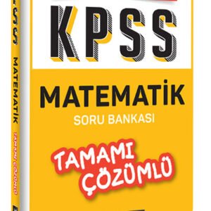 Şenol Hoca Yayınları KPSS Matematik Tamamı Çözümlü Soru Bankası