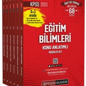 2021 KPSS Eğitim Bilimleri Konu Anlatımlı Modüler Set - 6 Kitap + En Güncel Video Dersler + 5 Adet Online Deneme Sınavı