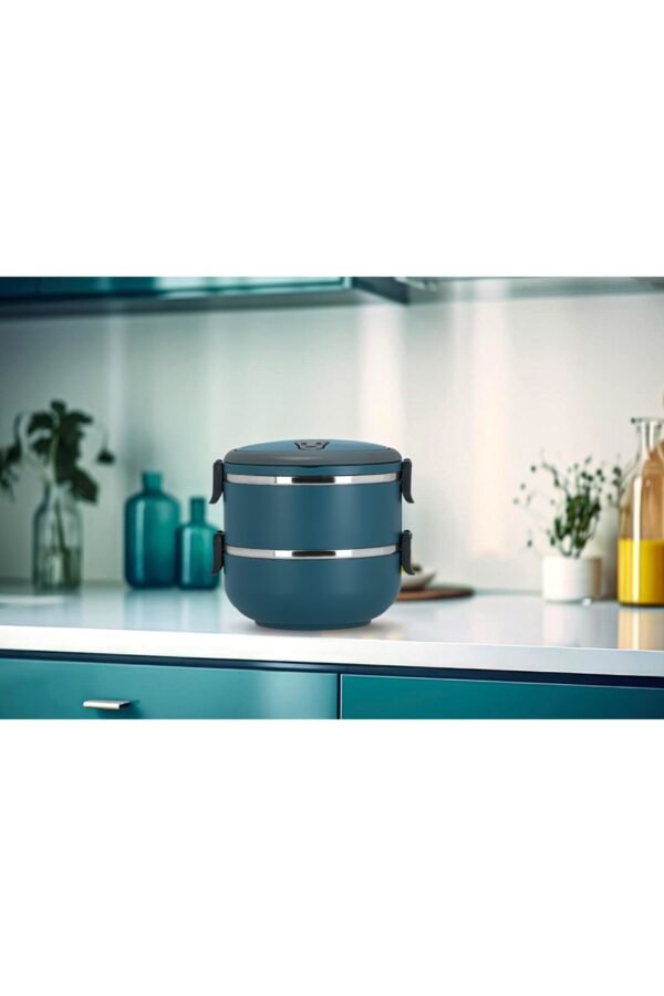 İş Yeri-Piknik-Kamp İçin Yemek Saklama Termosu-Sefer Tası 2'li