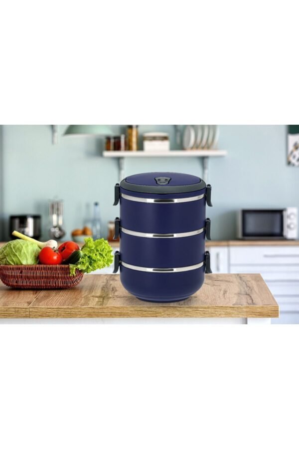 İş Yeri-Piknik-Kamp İçin Yemek Saklama Termosu-Sefer Tası 3'lü