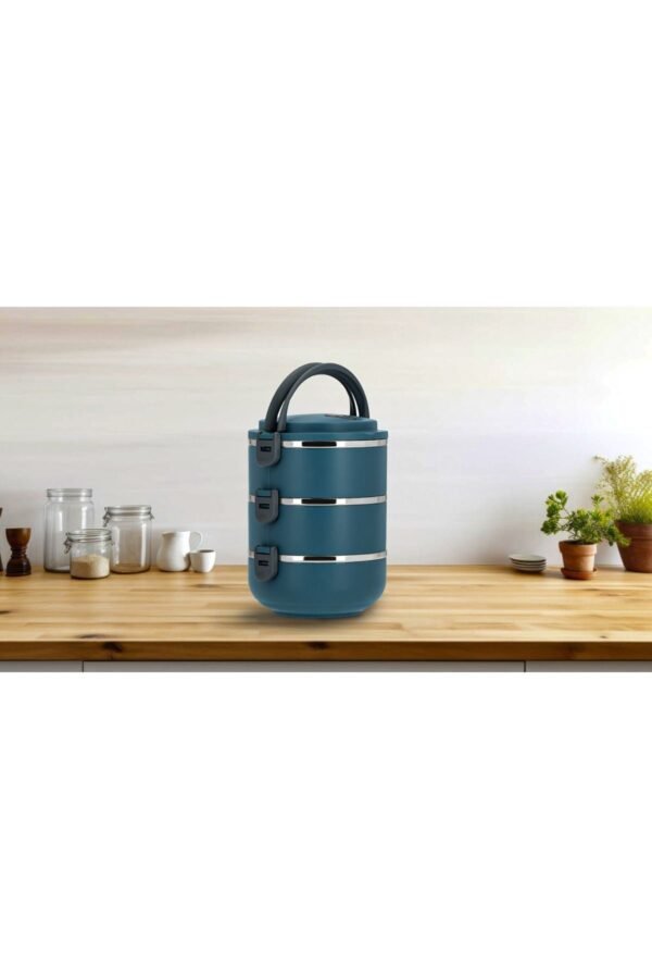 İş Yeri-Piknik-Kamp İçin Yemek Saklama Termosu-Sefer Tası 3'lü