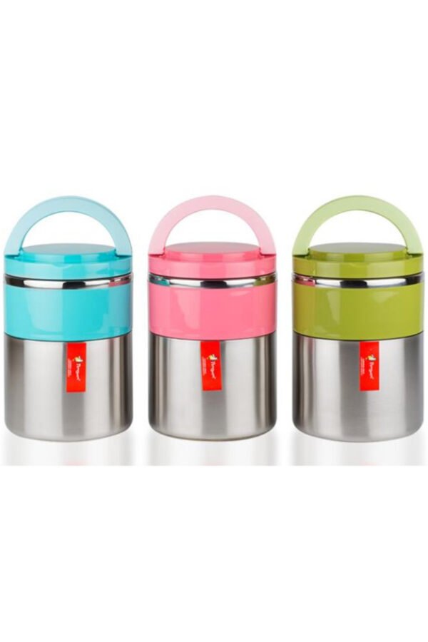 Png-1302 I?nox Çiftli Yemek Termosu Mavi