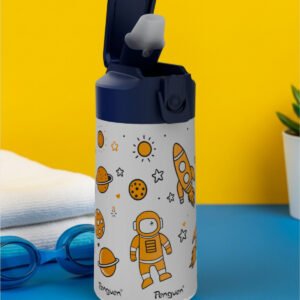 500ML Çocuk Su Matarası | Paslanmaz Çelik | Pipetli | BPA Free | Sızdırmaz Kapaklı