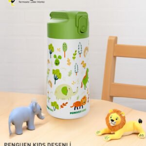 500ML Çocuk Su Matarası | Paslanmaz Çelik | Pipetli | BPA Free | Sızdırmaz Kapaklı