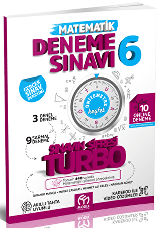6. Sınıf Matematik Sınavın Şifresi Turbo 3 Genel 9 Sarmal Deneme Sınavı