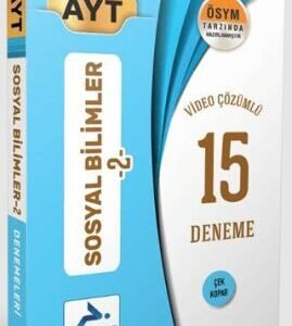 Paraf Yayınları AYT Sosyal Bilimler-2 Video Çözümlü 15 Deneme
