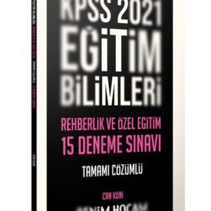 Benim Hocam Yayınları 2021 Eğitim Bilimleri Rehberlik ve Özel Eğitim Tamamı Çözümlü 15 Deneme