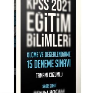 Benim Hocam Yayınları 2021 Eğitim Bilimleri Ölçme ve Değerlendirme Tamamı Çözümlü 15 Deneme
