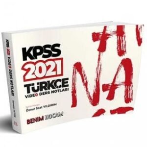 Benim Hocam Yayınları 2021 KPSS Türkçe Video Ders Notları