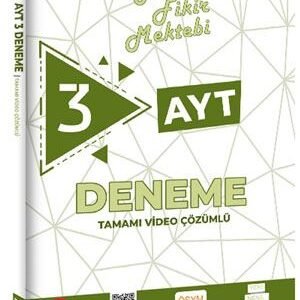 Akıl Fikir Mektebi 3 lü AYT Denemeleri