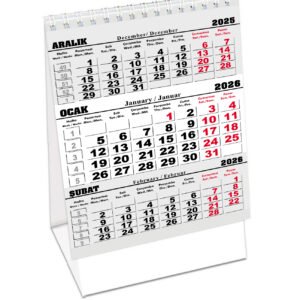 Üçgen Denizci Masa Takvimi 2026 11*15cm