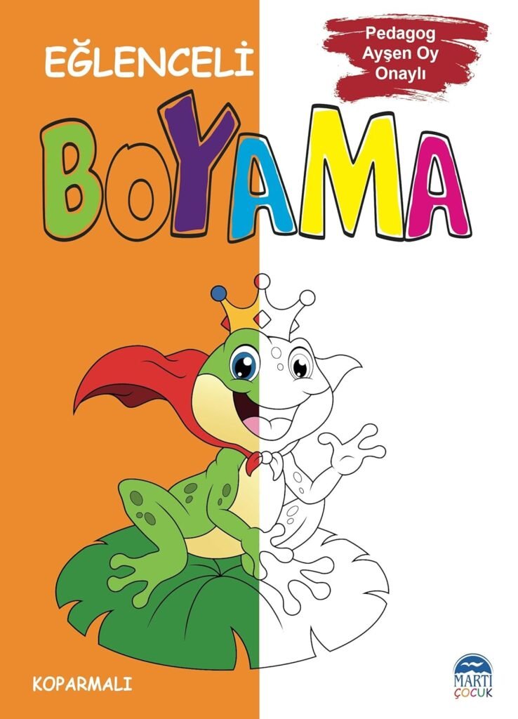 Eğlenceli Boyama Kağıt Kapak