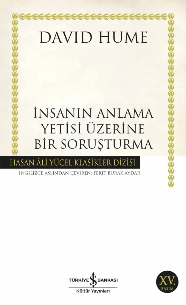 İnsanın Anlama Yetisi Üzerine Bir Soruşturma David Hume
