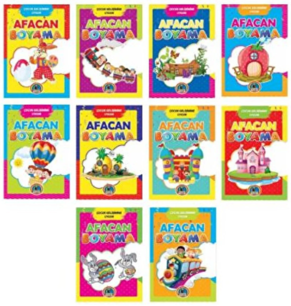 Afacan Boyama (10 Kitap Takım) Karatay Çocuk